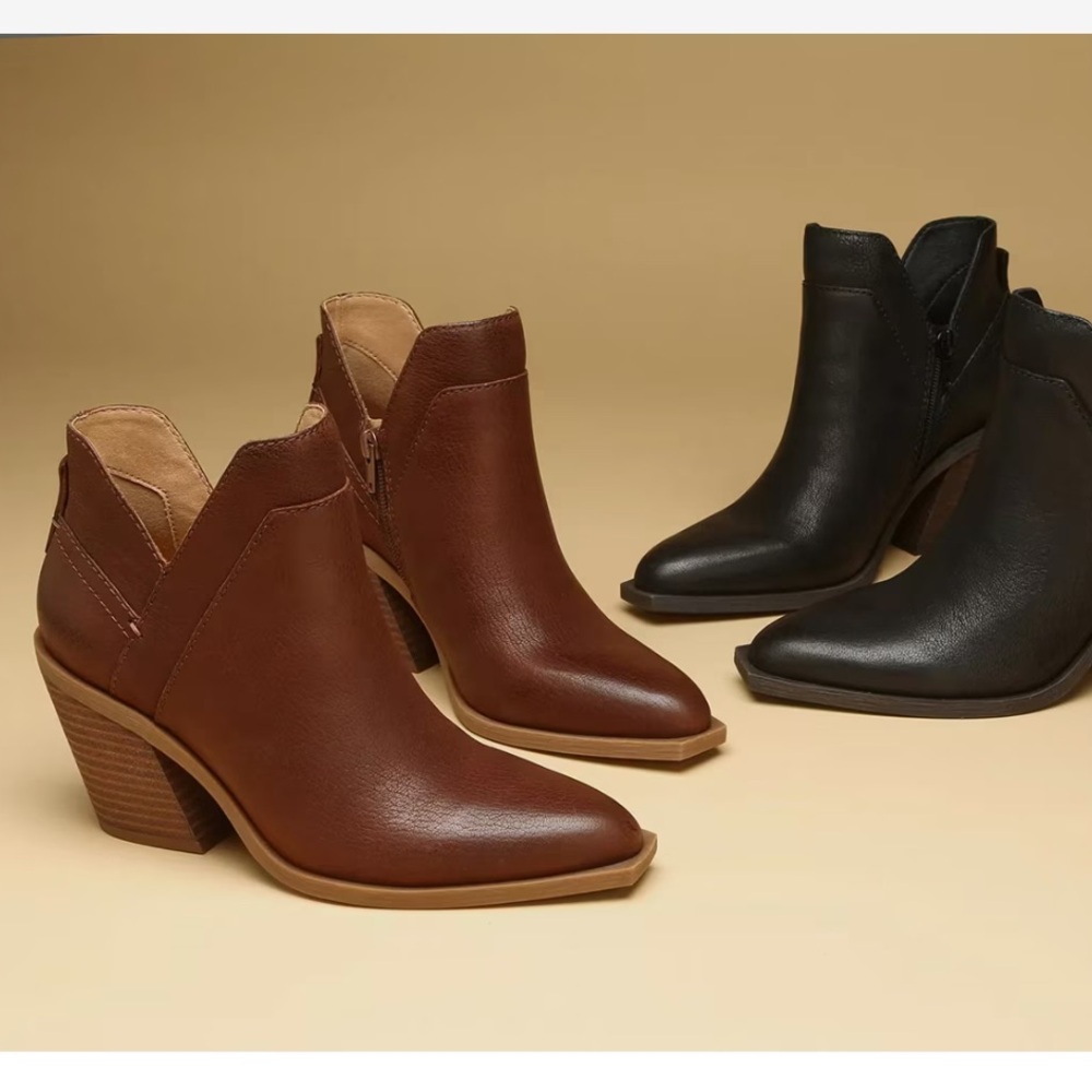Crown Vintage Stavie Cognac Brown Ankle Boots
